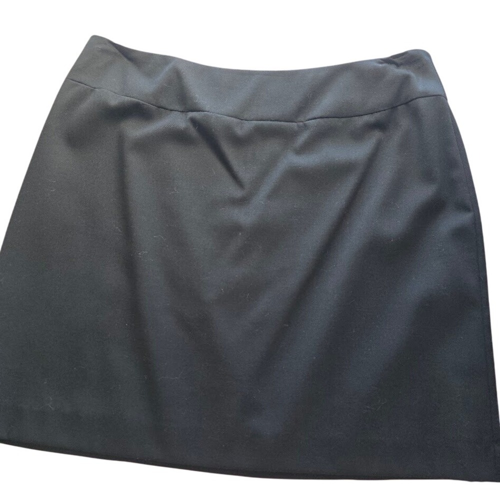 V S Moda International Wool Mini Skirt Womans 14 Career Office Black